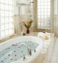 Soaker Tub in Bathroom at CuisinArt Resort