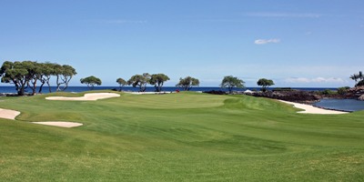 Hole 12 on Manele Bay Golf Course