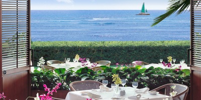 Orchids restaurant at Halekulani