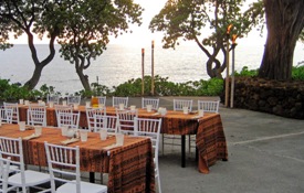 Luau Area at Mauna Kea