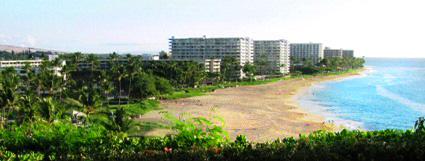 Ka'anapali Beach in front of the Sheraton